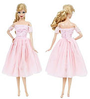 Платье для куклы Блайз, Барби, пышное Розовый