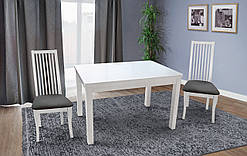 Стіл обідній розкладний КОСМО, Модуль люкс Білий