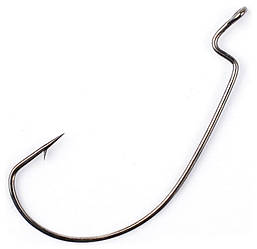 Офсетний гачок Kumho Craft Hook Offset Worm №1 black nickel 6шт