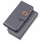 Чохол-книжка Animal Wallet для Samsung A750 Galaxy A7 2018 Bear, фото 4
