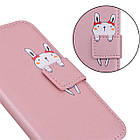 Чохол-книжка Animal Wallet для Samsung A320 Galaxy A3 2017 Rabbit, фото 3