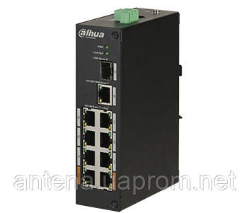DH-PFS3110-8ET-96 8-портовий некерований комутатор POE