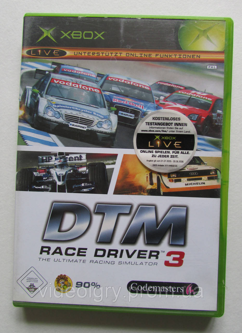 DTM Race Driver 3 Xbox Microsoft (PAL) БУ