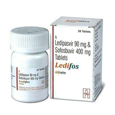 Ledifos ледіфос: ледіпасвір — 90 мг, і софосбувір — 400 мг, 28 табл.