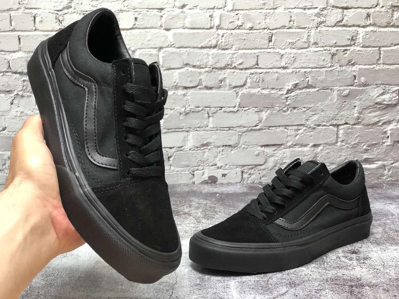 Чоловічі чорні Кеди Vans Old Skool