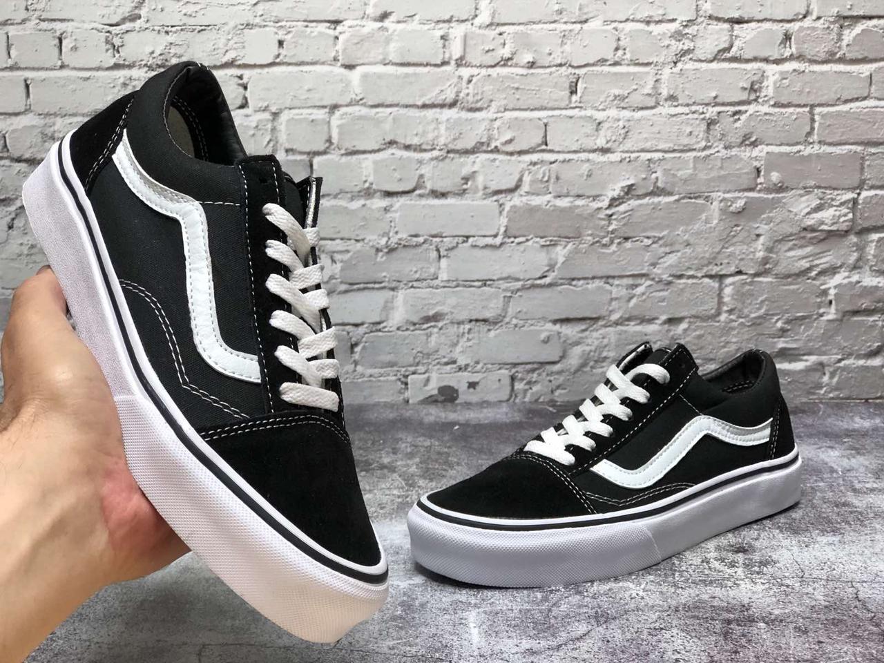 Чоловічі чорні Кеди Vans Old Skool