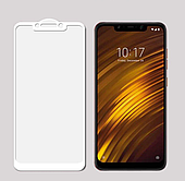 Захисне скло (захист) Full Glue для Xiaomi Pocophone F1 (білий колір)