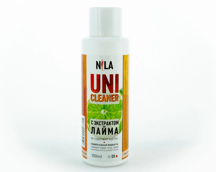 Універсальна рідина без ацетону для очищення Nila Uni-Cleaner 100мл. лайм