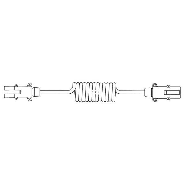 Câble spiralé 7P/24V Type S Euro 6 125° - ISO 3731 - Vignal