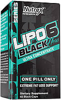 Жироспалювач - Nutrex Lipo-6 Black Hers Ultra Concentrate / 60 caps
