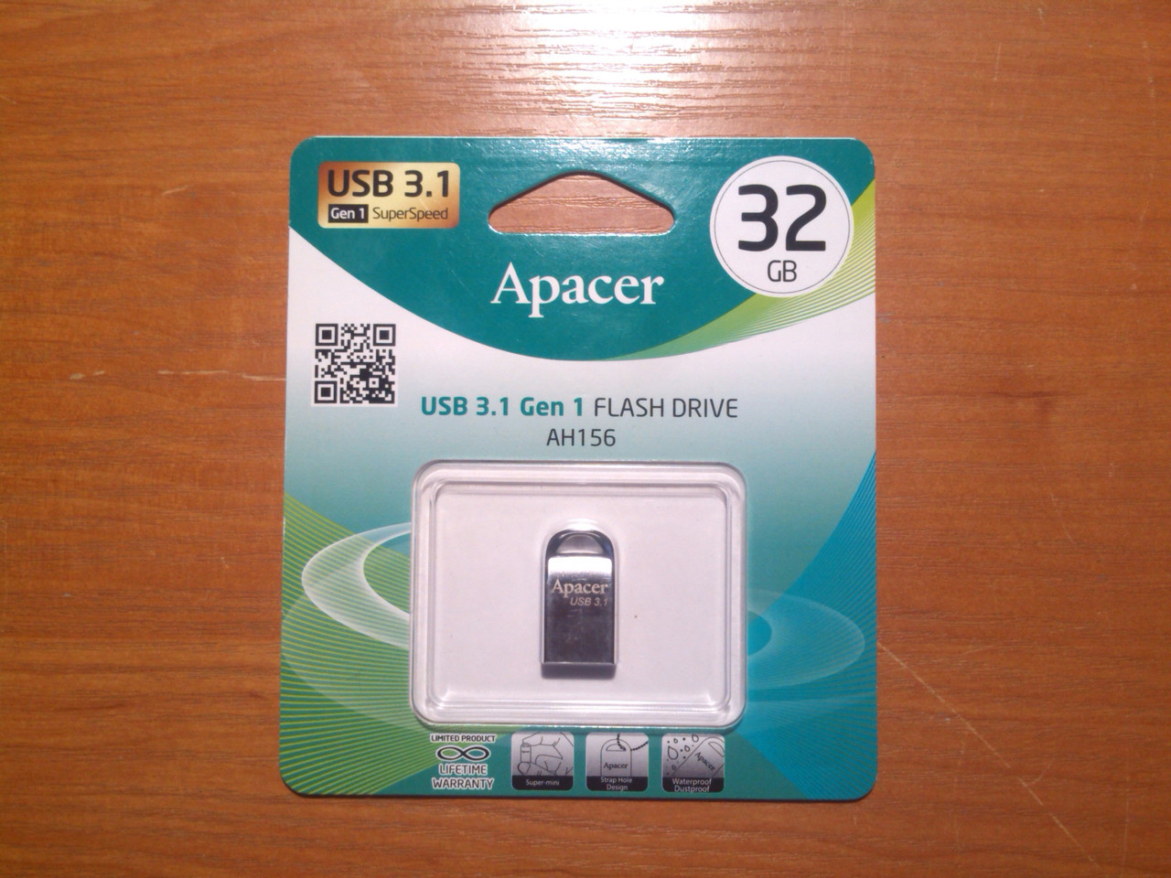 32GB Apacer AH156 USB 3.1 Гарантія!