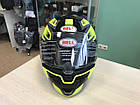 Мотоциклетний шолом мотошолом Bell SRT-Modular Helmet Predator Gloss Hi-Viz Green/Black Large (59-60cm), фото 6