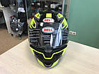 Мотоциклетний шолом мотошолом Bell SRT-Modular Helmet Predator Gloss Hi-Viz Green/Black Large (59-60cm), фото 7
