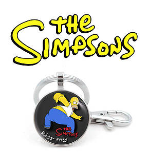 Брелок Сімпсони "Kiss My..." / The Simpsons