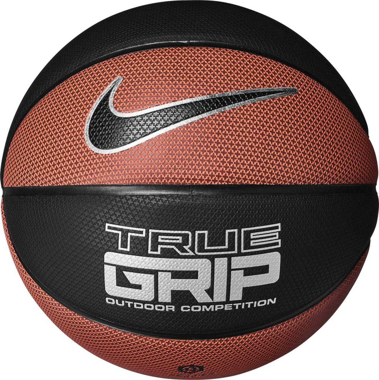 М'яч баскетбольний Nike True Grip OT 8P р. 7 (N.100.0525.841.07) Amber/Black/Black/Metallic, фото 1