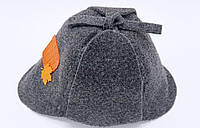 Банная шапка модельная "Шерлок Холмс" серая (СF-G-KHG)