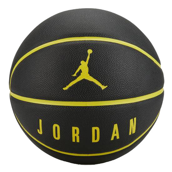 М'яч баскетбольний Nike Jordan Ultimate 8P р. 7 (J.000.2645.098.07) Black/Opti Yellow/Opti Yellow, фото 1