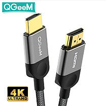 HDMI Кабель 2.0 QGeeM з підтримкою Full HD 4K 3D 1,8 метри, фото 3