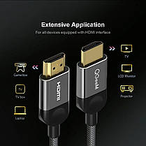 HDMI Кабель 2.0 QGeeM з підтримкою Full HD 4K 3D 1,8 метри, фото 5
