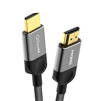 HDMI Кабель 2.0 QGeeM з підтримкою Full HD 4K 3D 1,8 метри, фото 1