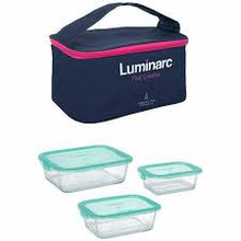 Набір ємностей для їжі з сумкою 3 предмета Luminarс Keep'n box Р6634