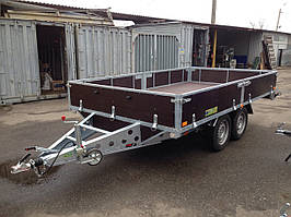 Причіп платформа 3,75 м х 2,1 м. Торсионы. Інерційні гальма 3 тонни.
