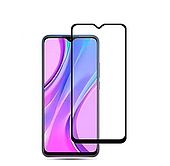 Захисне скло Full Glue Xiaomi Redmi 9A | 9AT | 9C | 9C NFC | Redmi 10A | Poco C3 | C31 | Umidigi A9 чорний