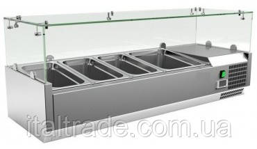 Вітрина холодильна для топінгу EFC RT-1200L-2, фото 1