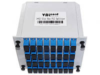 Делитель оптический корпусной 1x32 SC/UPC (DIN LGX) сплитер вертикальный (Splitter PLC) ValCord