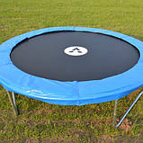 Батут Atleto 252 см c зовнішньої сіткою і сходами (Спортивний батут) W_0680, фото 2