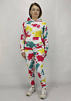 Жіночий спортивний костюм весна літо з капюшоном в чорному кольорі S, M, L, XL, XXL