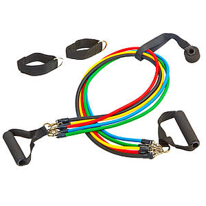 Еспандер Power Bands багатофункціональний 5 джгутів