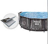 Басейн Bestway 5614Z каркасний Ø 427 х 107 см, фільтр-насос, тент, сходи, фото 4