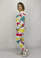 Жіночий спортивний костюм весна літо з прінтом тай-дай  S, M, L, XL, XXL