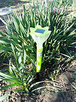 CAB116 газонный садовый пластиковый светильник на солнечной батарее (зеленого цвета)