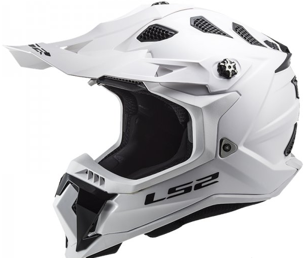 Мотошолом LS2 MX700 Subverter Evo Solid (білий)