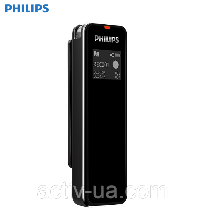 Диктофон Philips VTR5102 8Гб з підключенням Android та iOS, транскрипція звукозапису в текст, перекладач мов