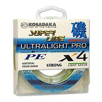 Шнур Kosadaka Ultra Pro X4 0.05мм 110м Light Green "Оригинал"