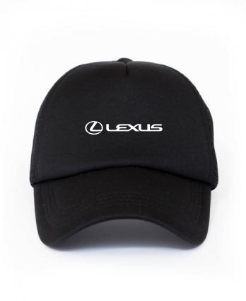 Спортивна кепка Lexus, Лексус, тракер, річна кепка, чоловічий, жіночий, чорного кольору,