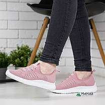 Кросівки жіночі рожеві сітка, фото 3