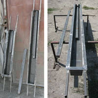 Форми для виготовлення бетонних стовпів