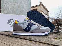 Чоловічі кросівки Saucony Jazz Original 2044-605s Grey Yellow сірі Оригінал, фото 5