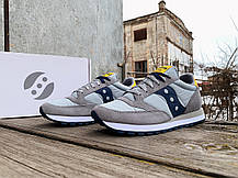 Чоловічі кросівки Saucony Jazz Original 2044-605s Grey Yellow сірі Оригінал, фото 6
