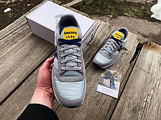 Чоловічі кросівки Saucony Jazz Original 2044-605s Grey Yellow сірі Оригінал, фото 4