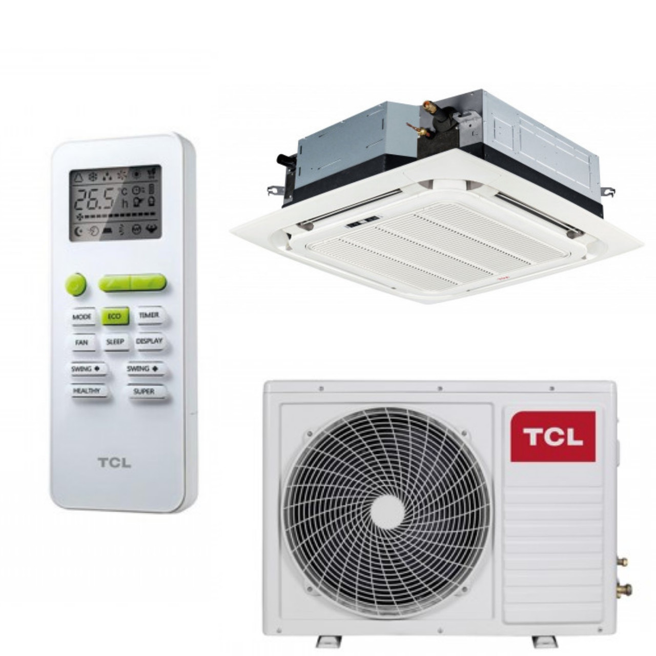 Кассетный инверторный кондиционер (24000BTU до 70м2) TCL TCA-24CHRA/DVI