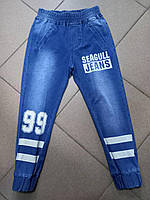 Штани під джинс для хлопчиків, 116,128 см, № 88908