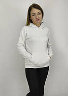 Жіноча спортива кофта весна літо з капюшоном у білому кольорі S, M, L, XL, XXL