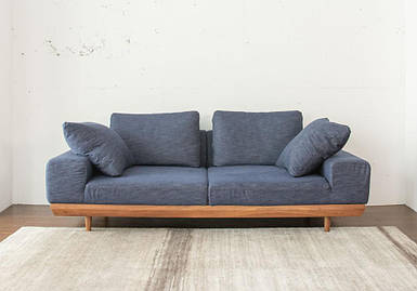 М'який дерев'яний диван "Генрі", м'який дерев'яний диван за індивідуальними вимірами