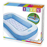 Дитячий надувний басейн Intex 57403 на 102 л розмір 166х100х28 см, фото 7