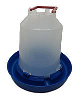 Поилка для птицы на 5,5 литров с пластиковой ручкой (Сюрприз) 5 шт/уп